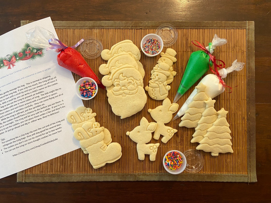 Christmas Cookie Kit Holiday Cookie Kit DIY Christmas Cookie | Etsy