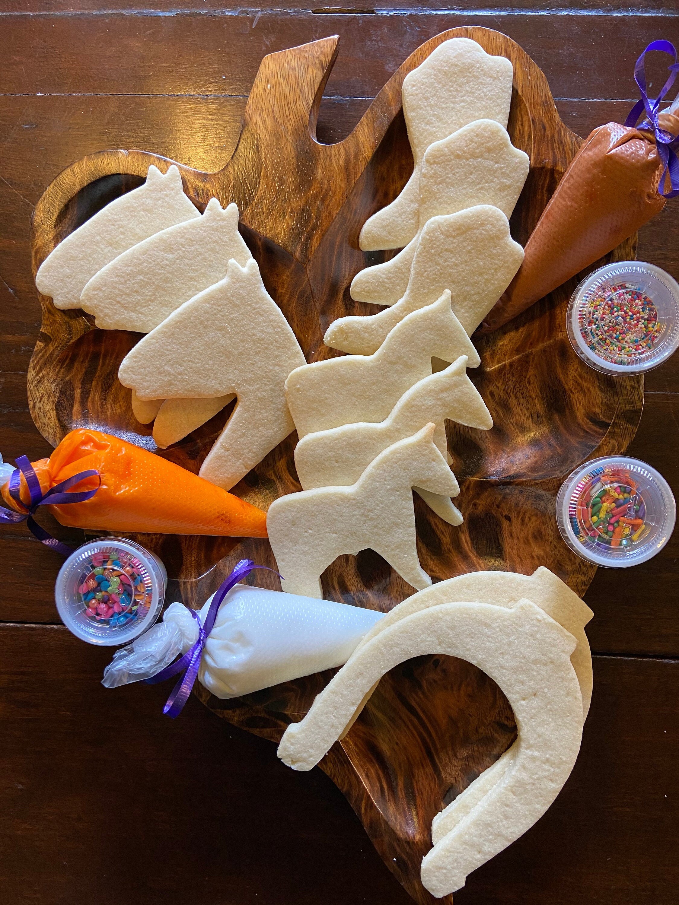 Horse Cookie Decorating Kit Horse Cookies Equestrian Cookie Etsy