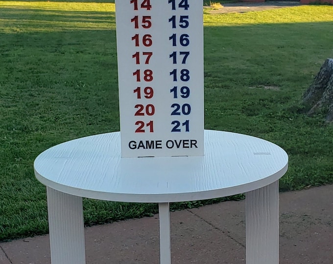 SVG DFX Cornhole Scoreboard table bean bag score keeper horseshoe svg dfx cut file digital download for file CNC and Laser use