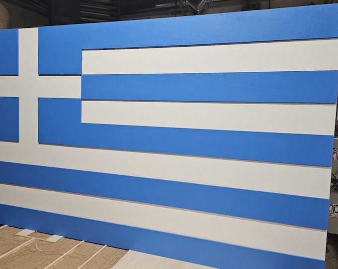 SVG File Greek Flag For CNC and Lasers