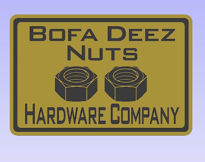 SVG Hat Patch Bofa Deez Nuts SVG File For Laser and cnc Check out our laser SVG bundle for huge savings!!!