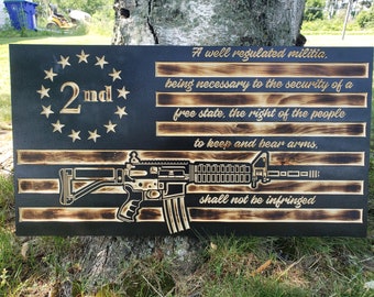 SVG Second Amendment flag SVG File. Check out our 50 Flag bundle for huge savings!!!