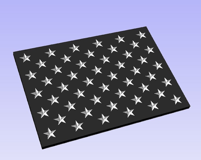 SVG American Flag Union To Scale For CNC And Lasers Cut File Laser Cut file SVG File LightBurn file