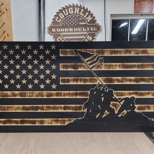 SVG Iwo Jima marine Flag plik svg do wykorzystania z CNC lub laserem. Sprawdź nasz pakiet 50 flag SVG, aby uzyskać ogromne oszczędności!!!