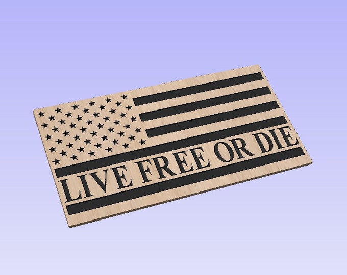 SVG Live Free Or Die Flag SVG File. Check Out Our 50 Flag SVG Bundle For Huge Savings!!!