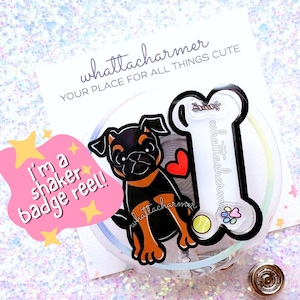 Distintivo con Griffone di Bruxelles nero e marrone chiaro, distintivo con cane Brabantino, regalo di Natale con Griffone di Bruxelles, regalo per mamma con cane Griffone di Bruxelles