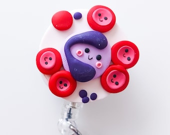 Infectious Disease Badge Reel, Immunology Badge, Histology ID Clip, Pathologist Doctor Reel, Hematology ID Badge, Medical Lab Scientist Reel
