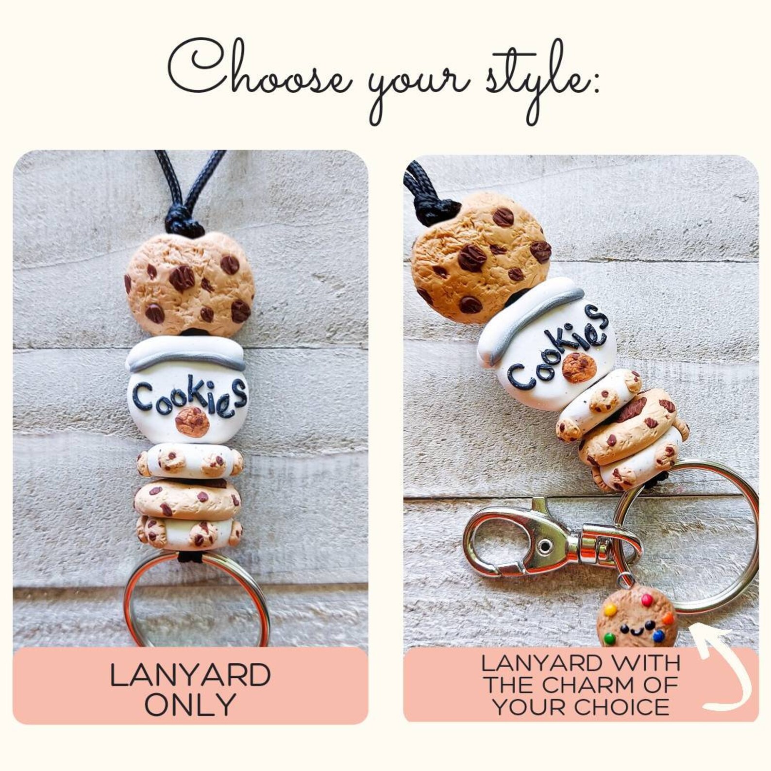 Cookie Lanyard Dessert Lanyard Teacher Lanyard Teacher Etsy