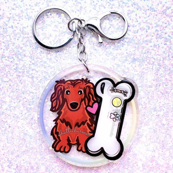 Longhaired Red Dachshund Keychain, Doxie Keyring, Doxie Puppy Charm,  Dachshund Christmas Stocking Stuffer Gift, Doxie Dog Mom Charm - Etsy Israel