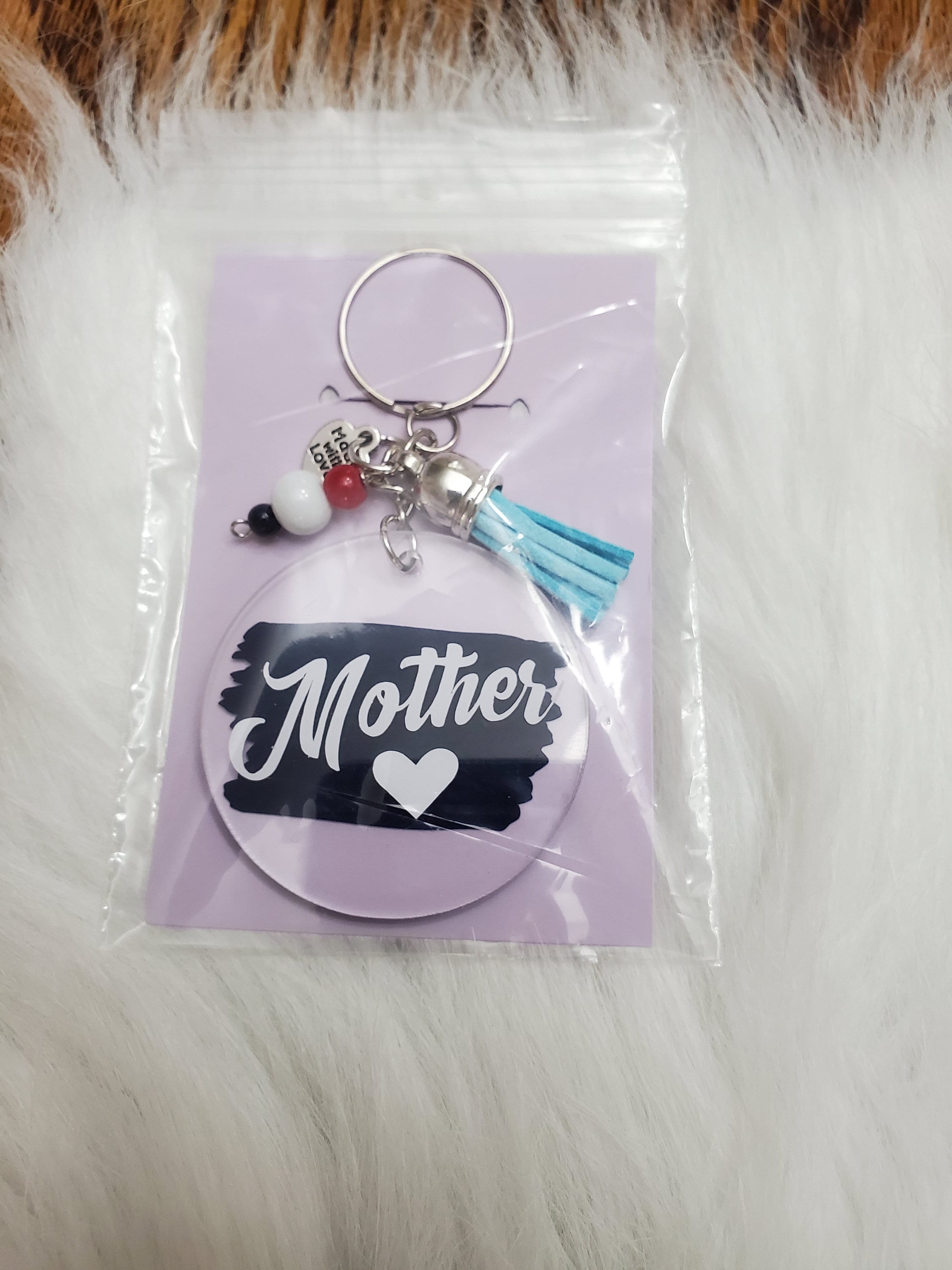 Boy Mom' Mother's Day Themed Keychains With Tassels – Christina's Creations  / CB