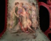 Antique St. Killian mark Oscar Schlegelmilch Signed,Numbered hand painted porcelain 4