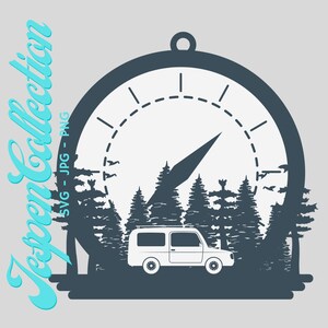 Camping and Compass Adventure SVG JPG PNG