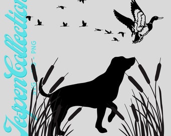 Duck Hunting | Bird Dog SVG JPG PNG