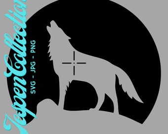 Wolf Hunting SVG JPG PNG Digital Download
