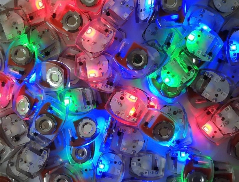 Motion Activated LED Flashing Lights Multicolour Blinking Etsy