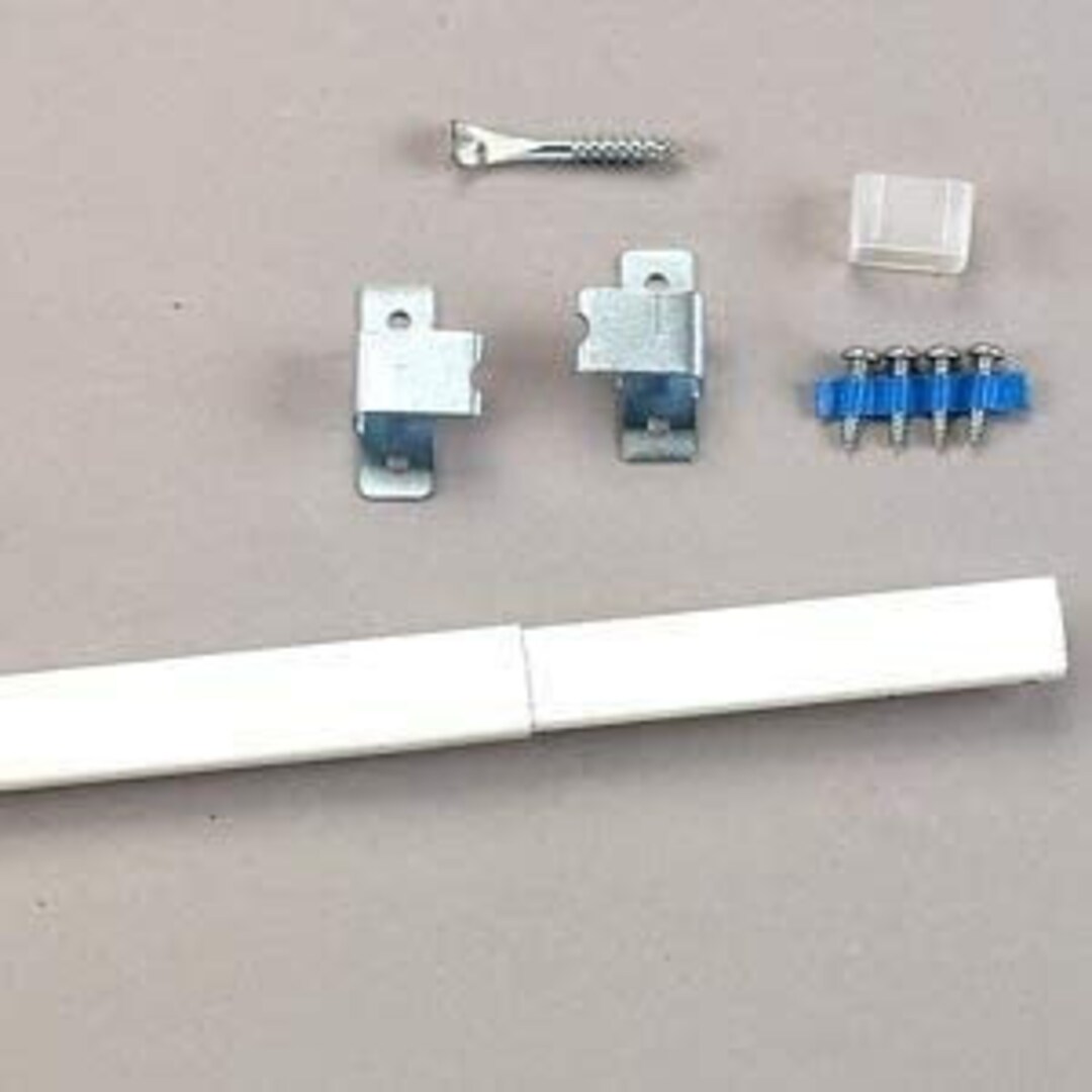 Kirsh SASH RODS, 812 Pair for Sidelight Windows, French Doors, Flat Sash, Top and Bottom Rod