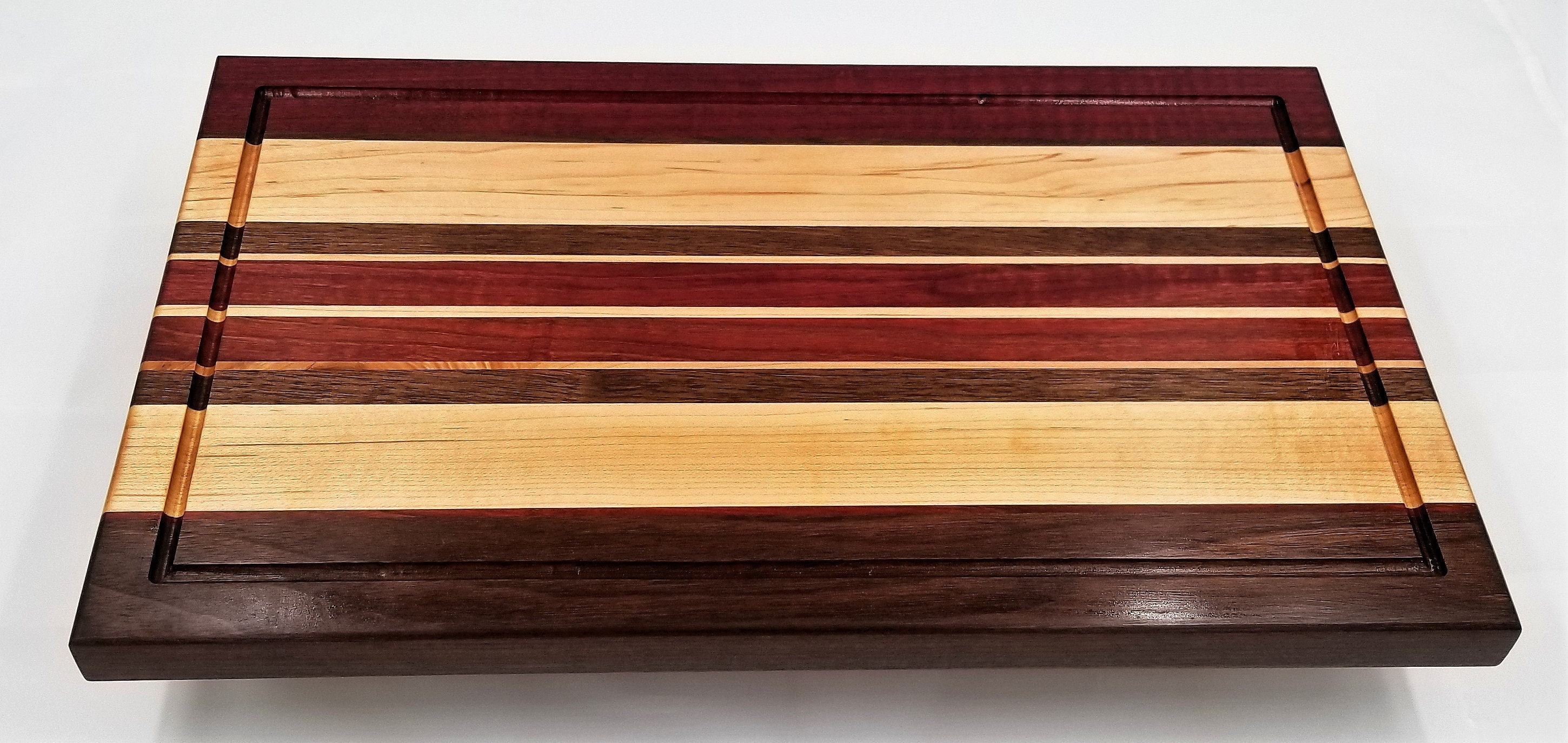 Handmade Exotic Hardwood Cutting Board Full 1 inch Etsy
