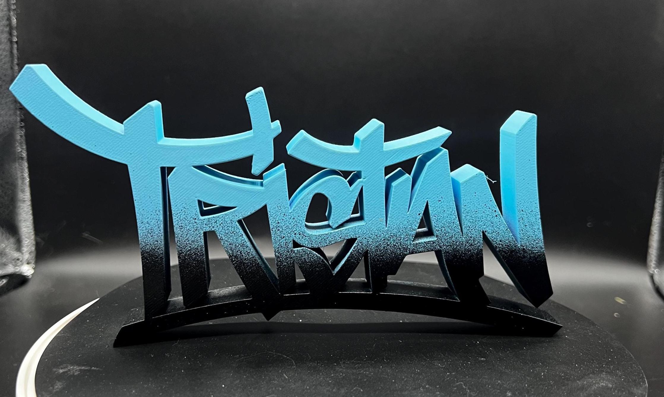 3D Printed Custom Personalized Graffiti Piece Letters Name Plate Stand Hand  Drawn Spray Painted Desk Street Art One-of-a-kind Tag Tagging - Etsy, image size:2237x1340