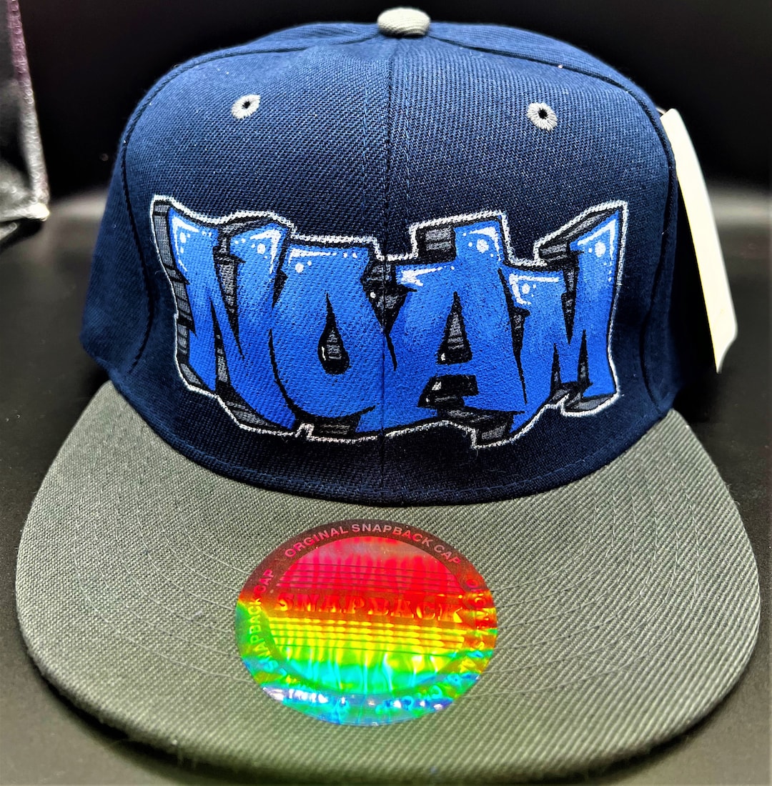Custom Graffiti Snapback Snap Back Baseball Cap Hat Personalized