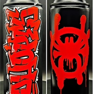 Custom graffiti spray paint can name letters lettering character theme personalized street art streetart aerosol painting acrylic spraycan image 10