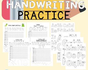 writing in korean practice Handwriting Practice pages, centers, morning work, handwriting without tears