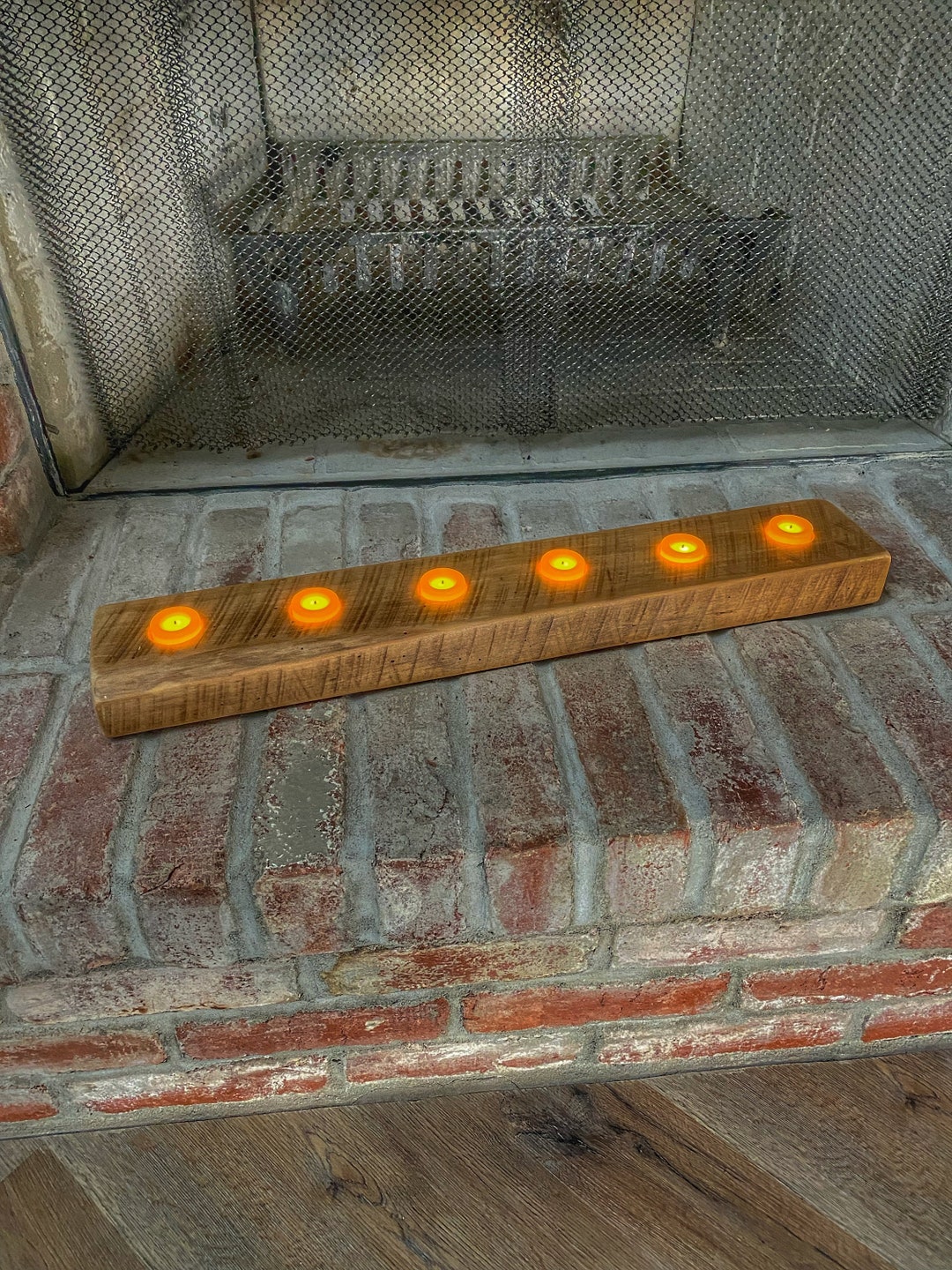 Tea Light/votive Holder Made From Reclaimed Barn Wood With Etsy