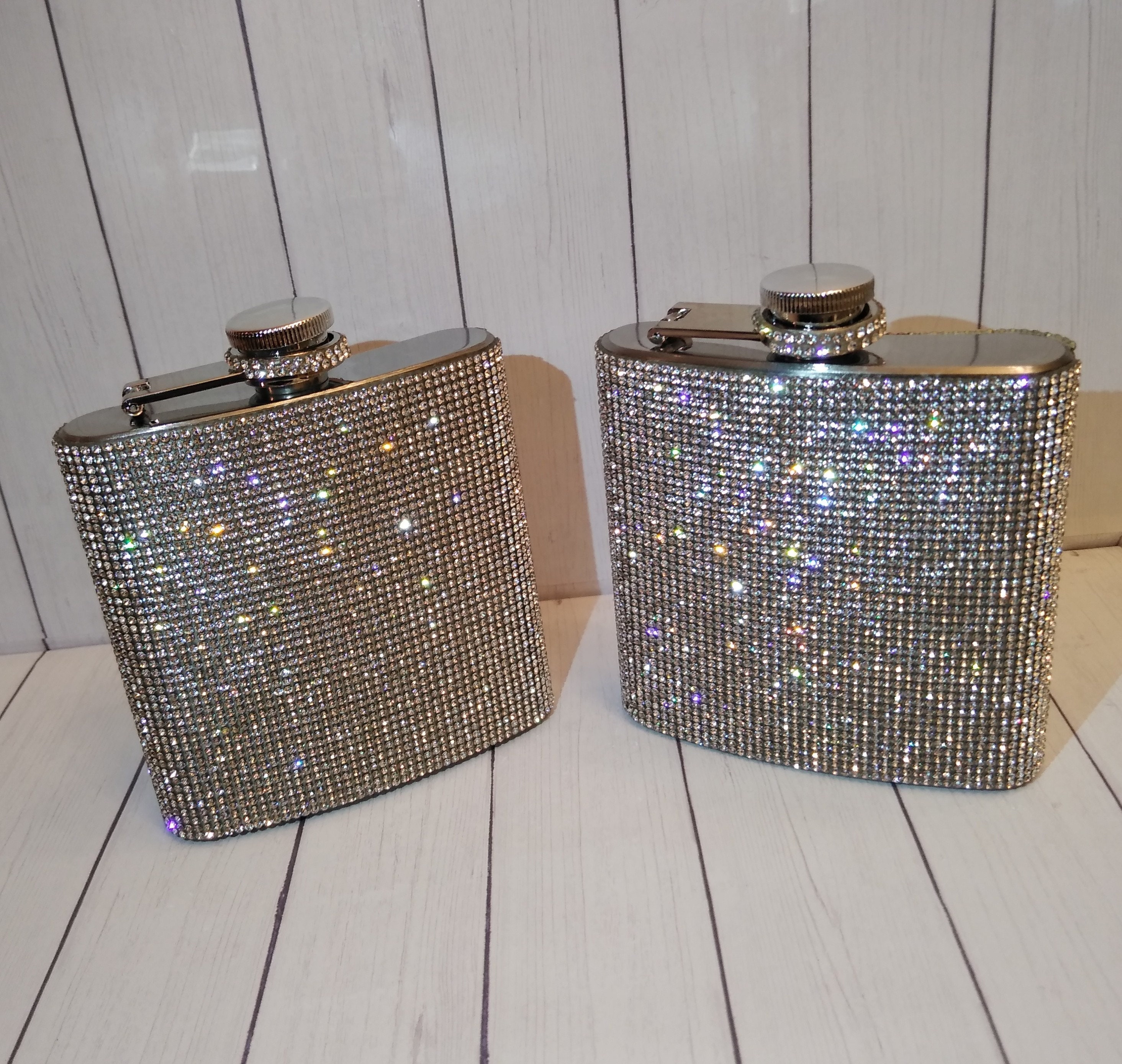 Bling Flask Etsy