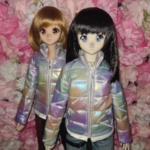 Down Jacket in Holo optic, BJD, SD 1/3, Smartdoll, Dollfie Dream