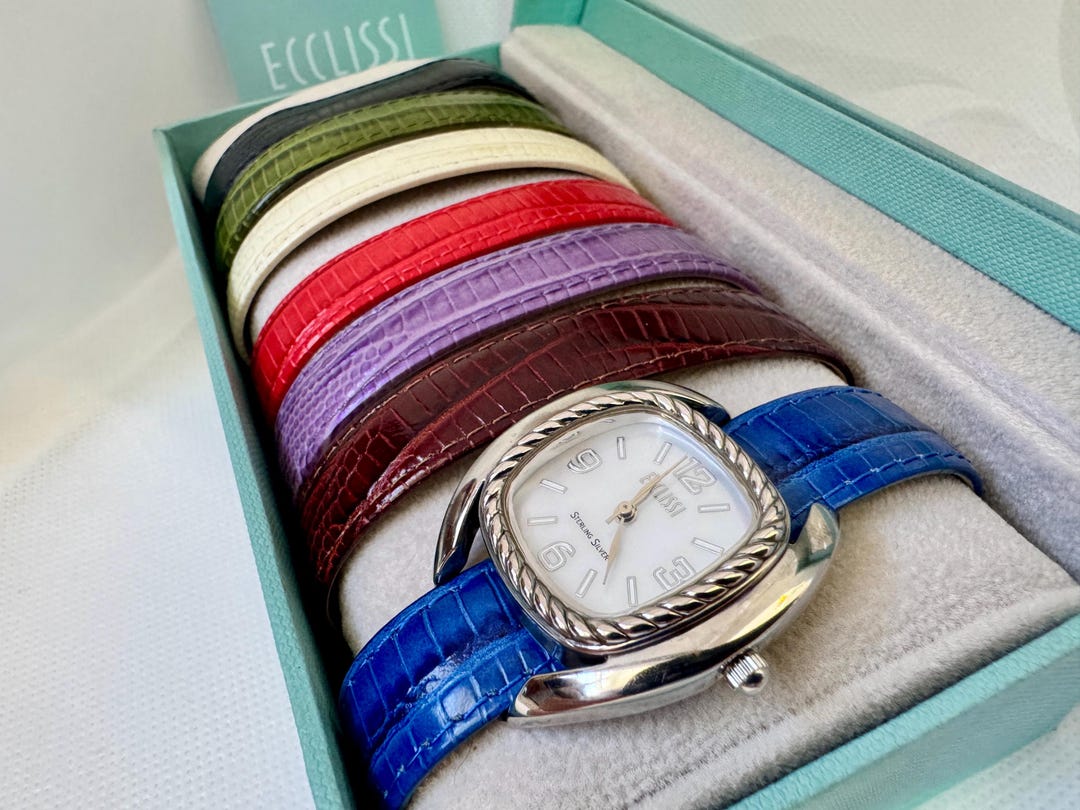Vintage Ecclissi Sterling Silver Interchangeable Band, Unused - Etsy