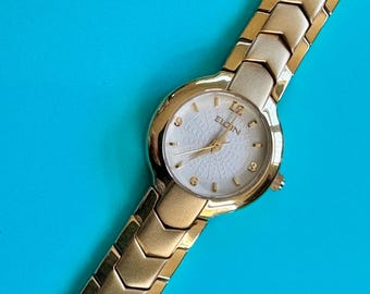 Vintage Elgin Goldtone Water Resistant Watch
