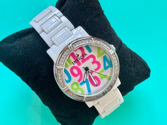 Invicta Wildflower Collection Ceramic Watch