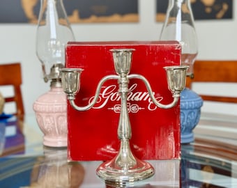 Vintage Gorham Silverplated Candelabra, from 1980’s