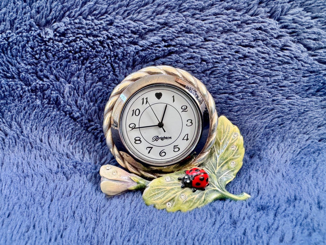 Collectible Brighton Ladybug Small Desk Clock - Etsy