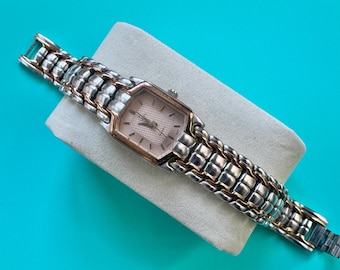 Vintage Elgin Silver and Gold Ladies Watch