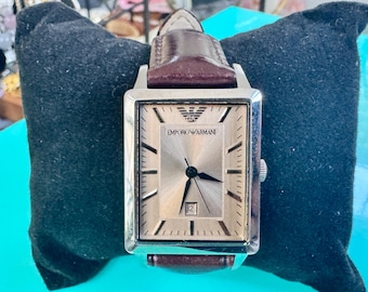 Vintage Emporio Armani Silver Unisex Watch