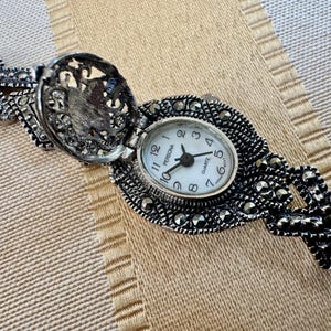 Marcasite Vintage Ladies Watch - Etsy display picture 3
