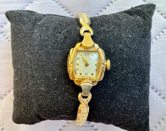 Vintage Bulova 10K RGP Ladies Watch, 1940’s - 1950’s