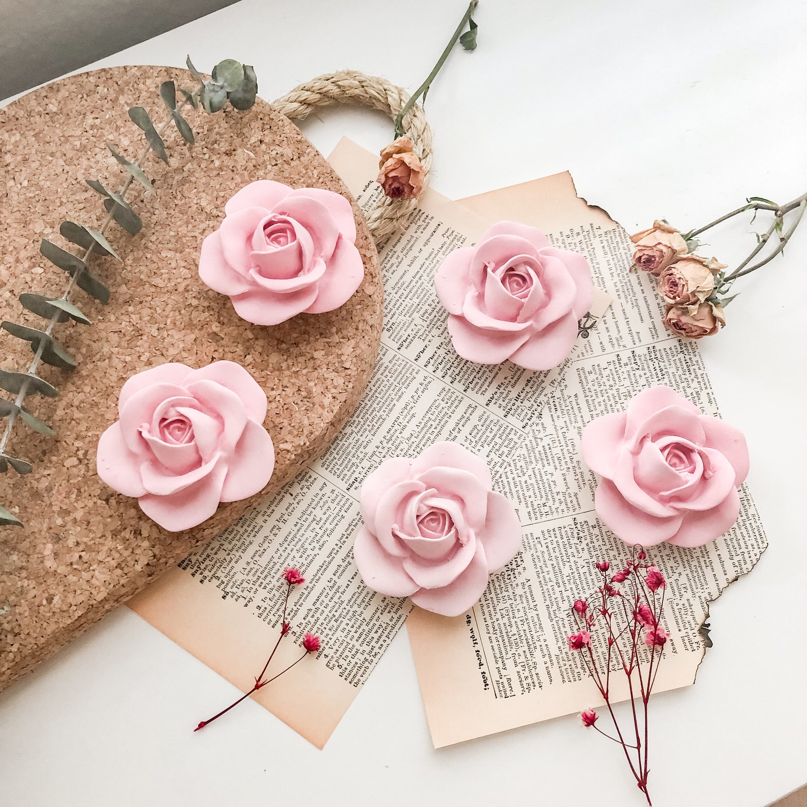 Car Air Fresheners Rose Etsy