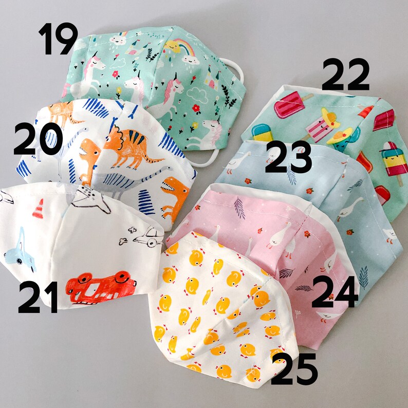 NEW Face Mask with Filter Pocket and Nose Wire Cotton Face | Etsy