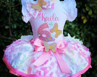 Butterfly Birthday Tutu Outfit