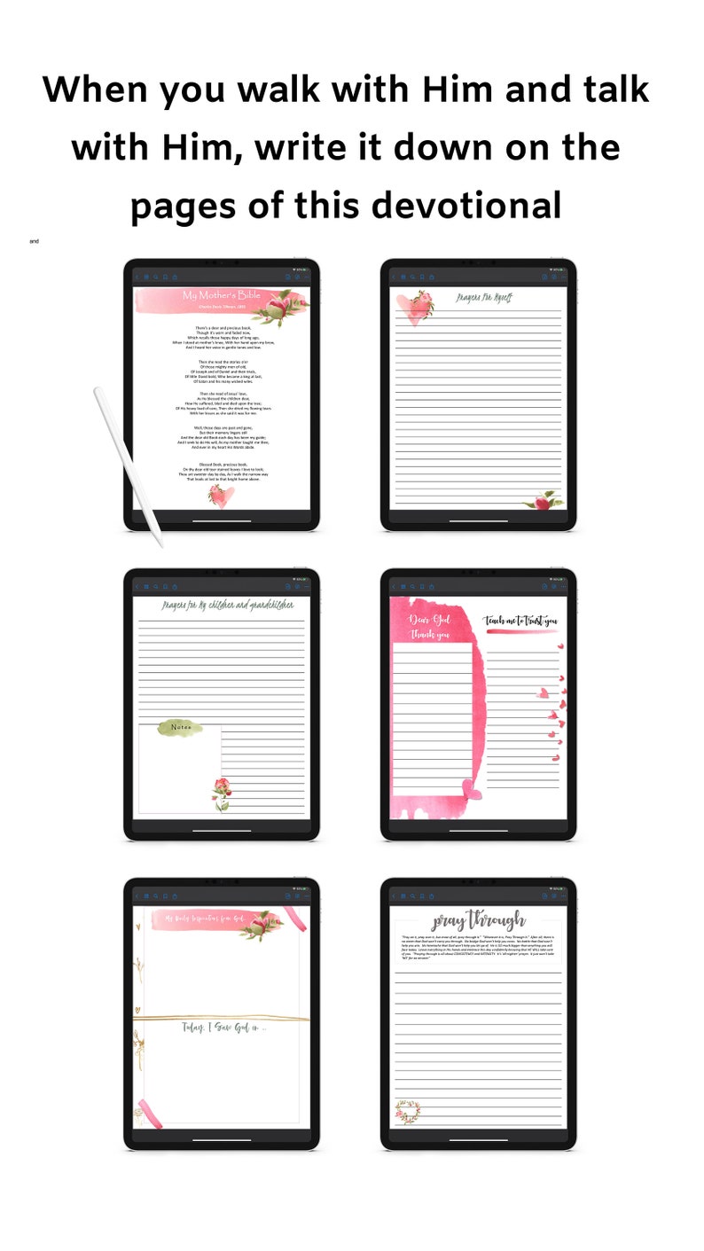 Printable Daily Prayer Journal, Devotional, Christian, Printables ...