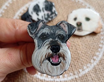 Custom Pet Pin | Personalized Dog Acrylic Brooch | Custom Cat Photo Jewelry | Pet Photo Push Pin | Pet Lover Gift | Pet Memorial Gift