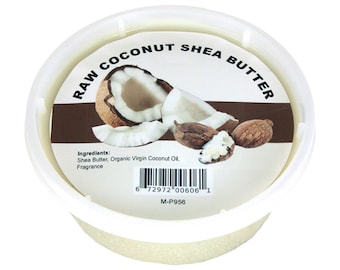 Rohe Kokosnuss-Sheabutter – 7 Unzen: Natürliche Feuchtigkeitscreme für Haut und Haar