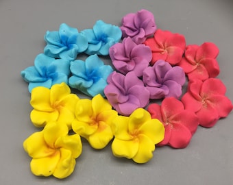 Fondant,sugar, edible tropical flower for cakes and cupcakes#4