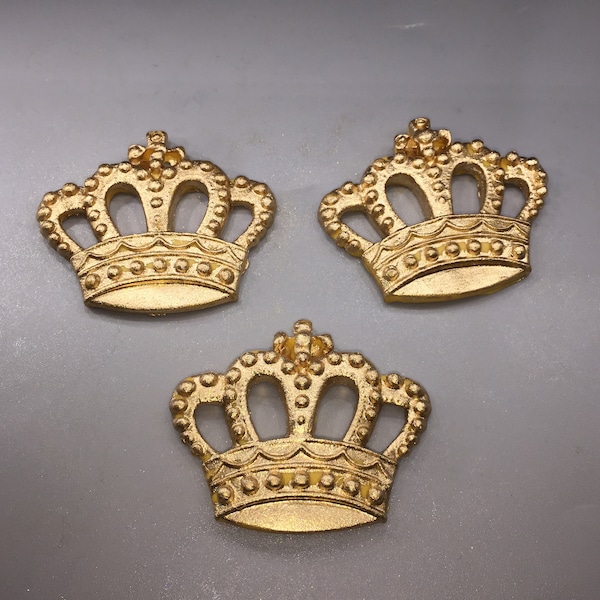 Royal  crown made  fondant for cupcakes. crown for cupcakes, sugar crown decoration,