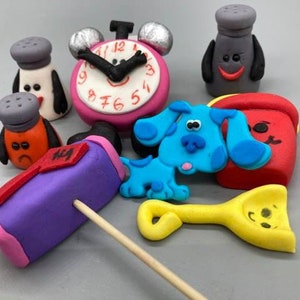 Blue&#39;s Clues, Edible Blue&#39;s Clues Characters, Sugar Blue&#39;s Clues, Fondant Blue&#39;s Clues, Blues Clues characters for cakes and cupcakes