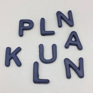 Letters, Alphabet, Fondant letters, Cake decoration,Edible fondant letter decorations in all colors #6