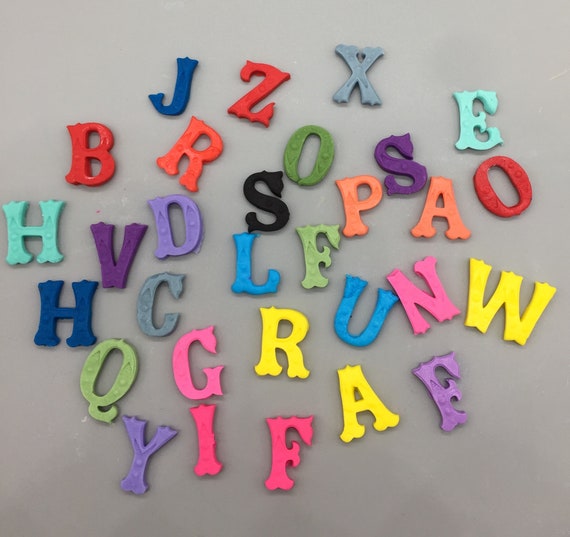 Letters, Alphabet, Fondant letters, Cake decoration,Edible fondant letter  decorations #3