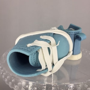 Baby Boy Shoes Cake Topper, Christening Cake Topper, Baptism Cake ...