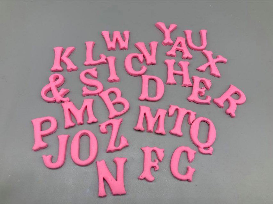 Sugar Letters, Edible Letters, Fondant Letters, Fondant Letters for